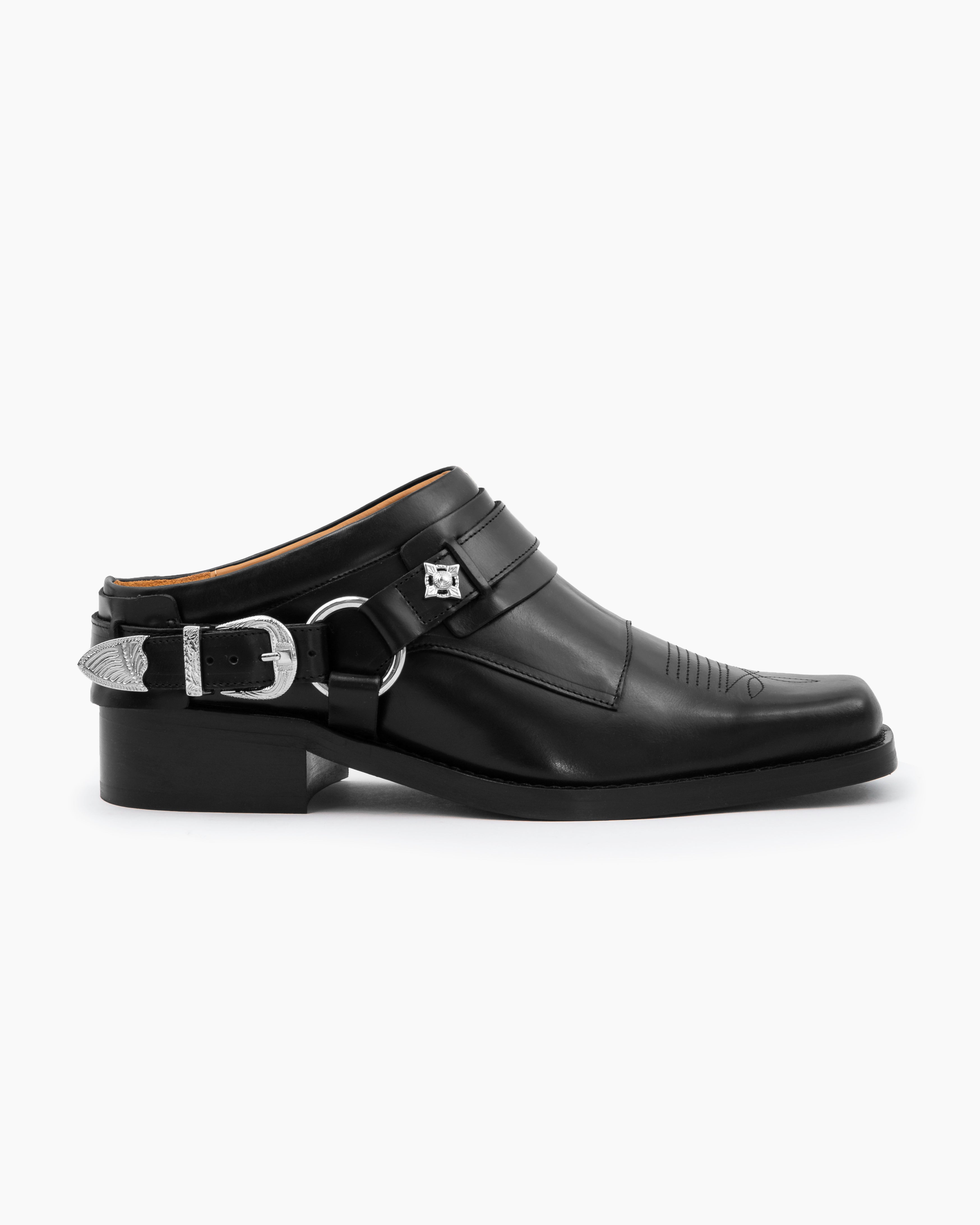靴 TOGA PULLA Western mule Toga Pulla Western Mule - Black | Garmentory