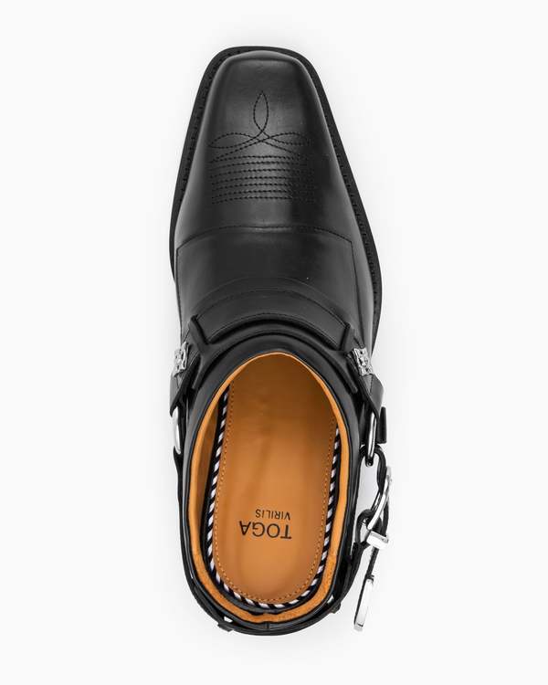 Toga Pulla Western Mule - Black | Garmentory