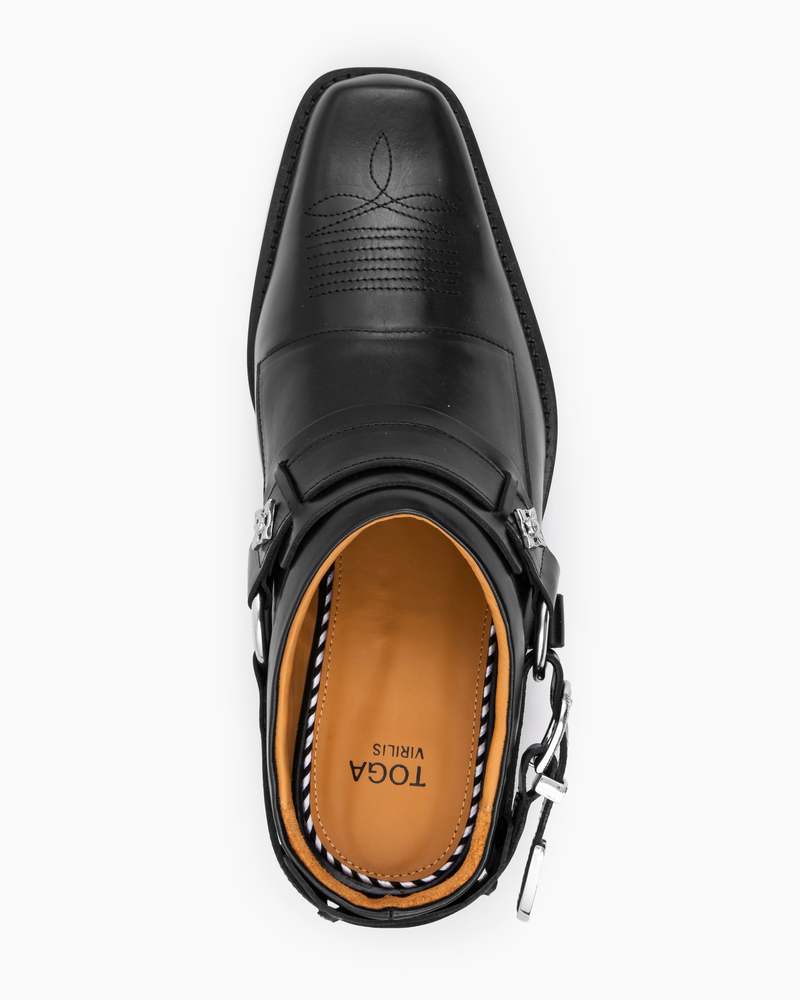 Toga Pulla Western Mule - Black | Garmentory