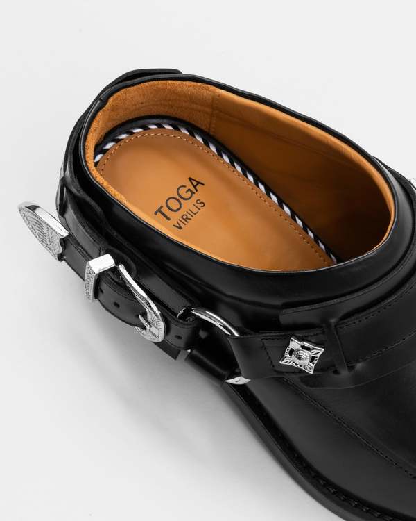 Toga Pulla Western Mule - Black | Garmentory