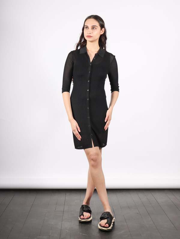 knee length dresses for ladies HELMUT LANG Wool Mini Dress
