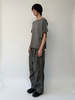 SAN263-1 Taped Dyed T-Shirt - Ash Gray - Thumbnail 4