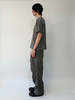 SAN263-1 Taped Belt Trousers - Earth Gray - Thumbnail 6