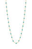 Gigi Clozeau 16.5" Classic Gigi Necklace - Turquoise Green/Yellow Gold - Thumbnail 1