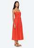 Sea NY Zora Tank Dress - Chili - Thumbnail 4