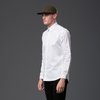Carlos Campos Pleated Tail Button Down Shirt - White - Thumbnail 2