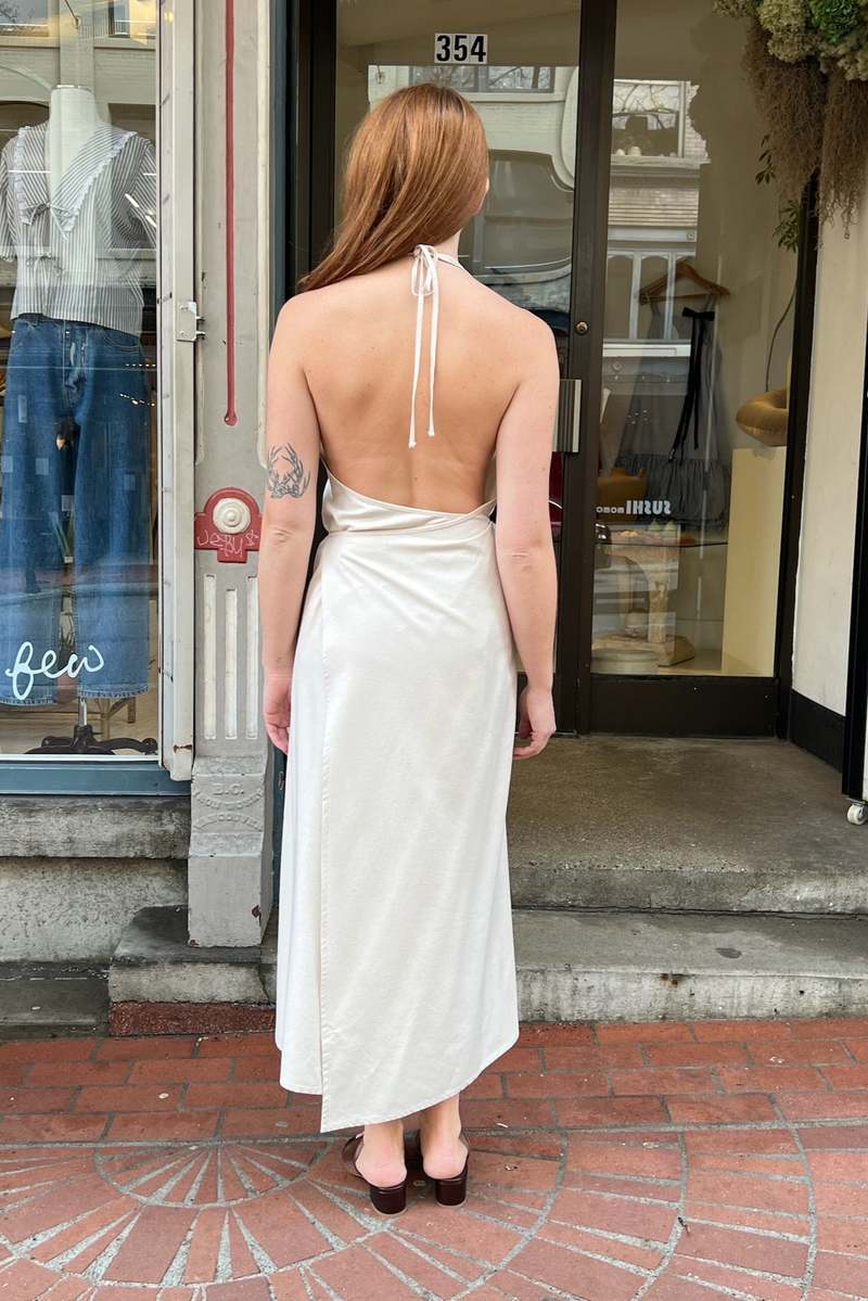Baserange Apron Dress - Off White | Garmentory