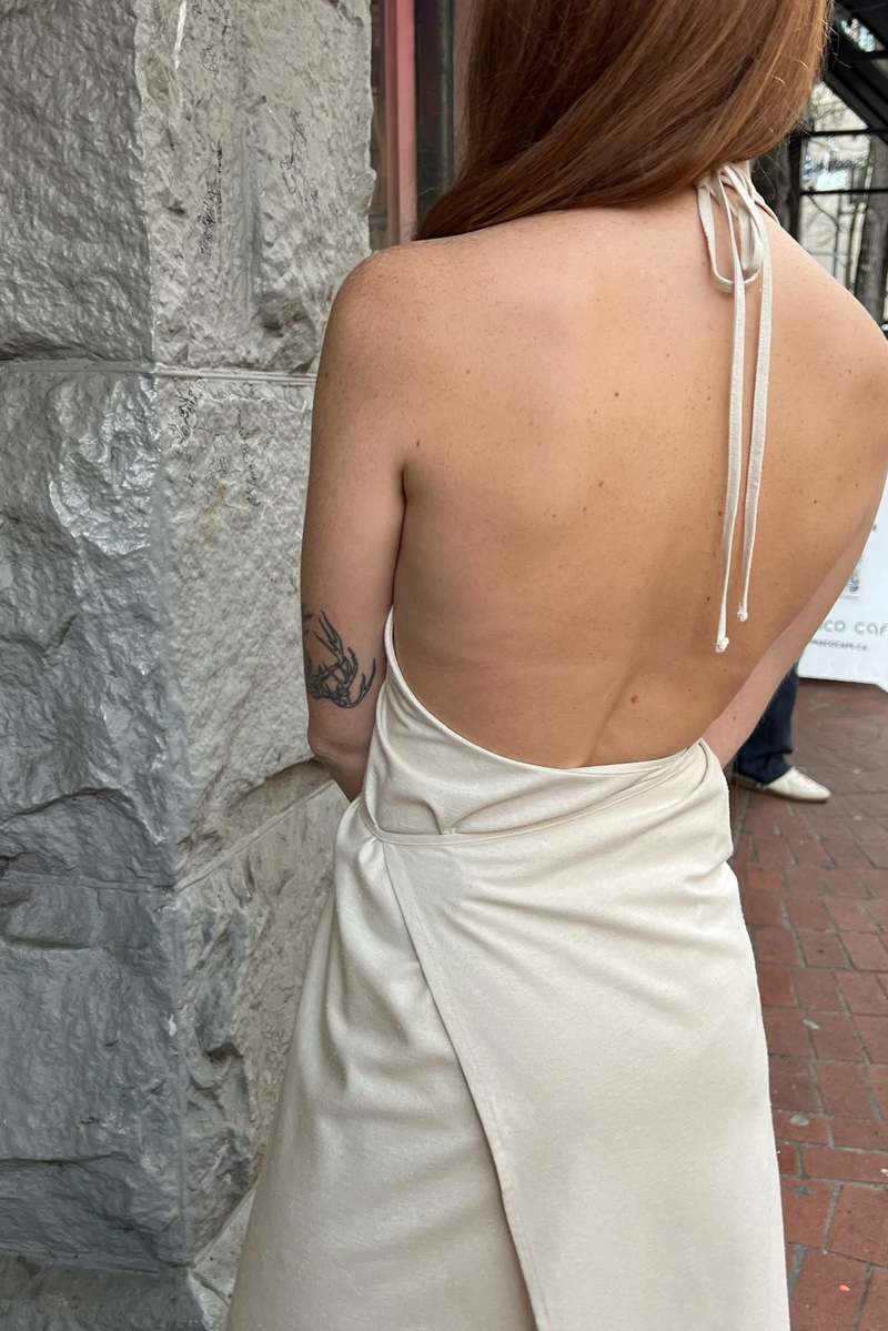 Baserange Apron Dress - Off White Baserange Apron Dress - Off White