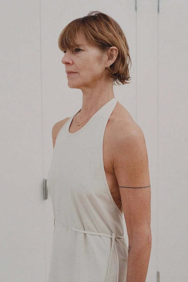 Baserange Apron Dress - Off White Baserange Apron Dress - Off White