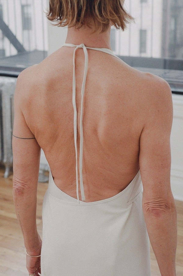 Baserange Apron Dress - Off White Baserange Apron Dress - Off White