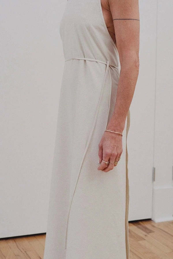 Baserange Apron Dress - Off White Baserange Apron Dress - Off White