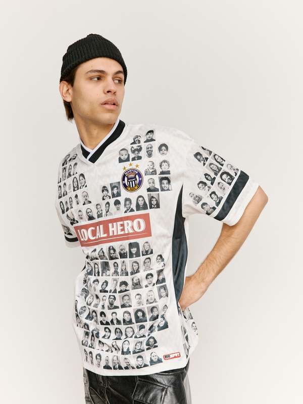 ＜Martine Rose＞ FOOTBALL TOP/Tシャツ Martine Rose Celebration Football Top Green | SOMEWHERE®