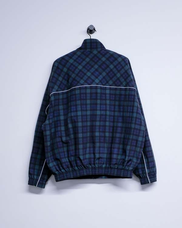 Martine Rose Black Tartan Oversized Track Jacket | Garmentory