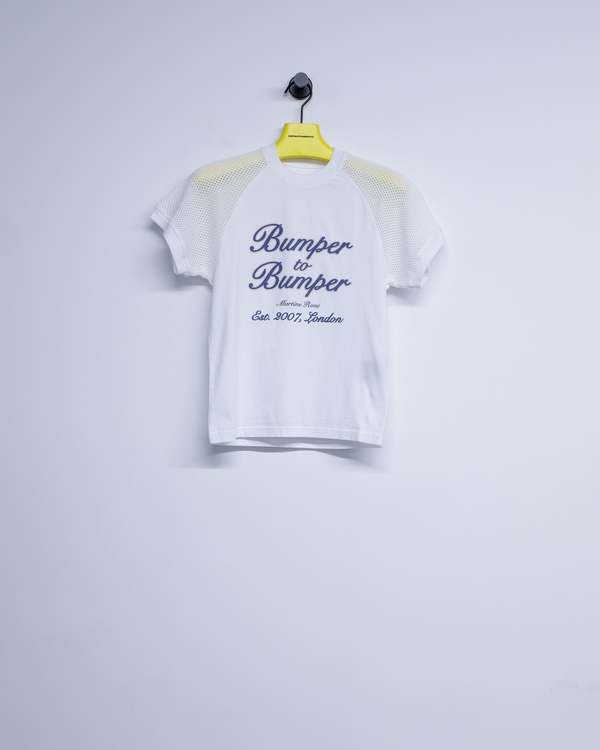 Martine Rose White Bumper String Vest Shrunken T-Shirt | Garmentory