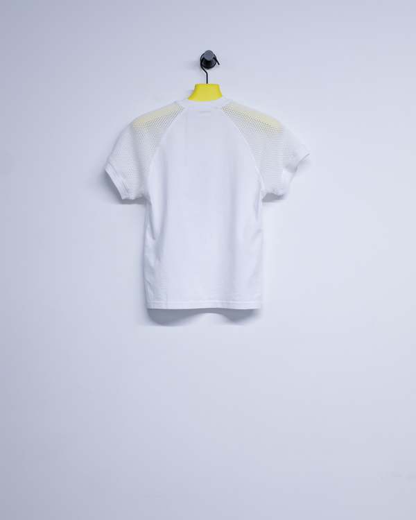 Martine Rose White Bumper String Vest Shrunken T-Shirt | Garmentory