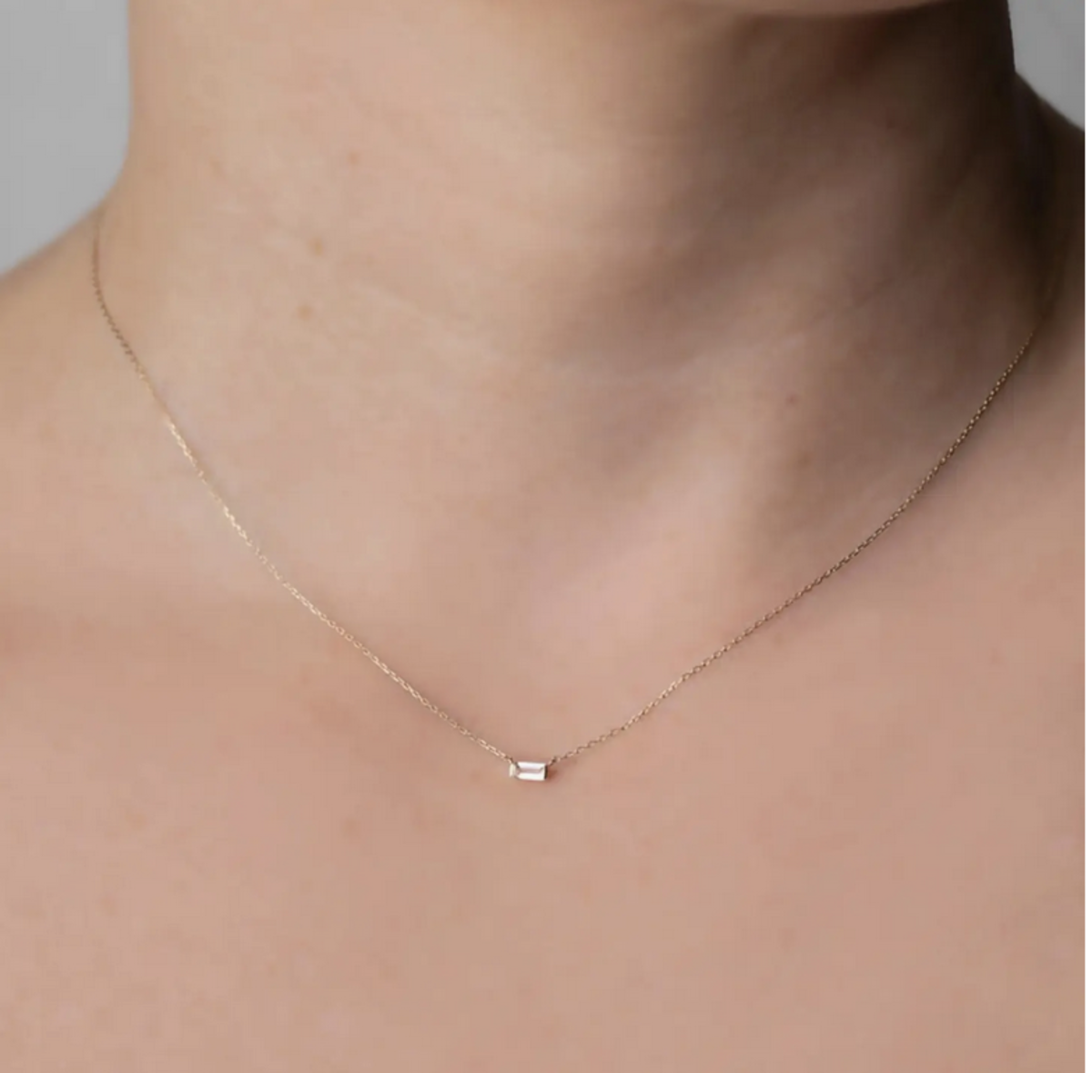 Lumière Baguette Necklace - Image 2 of 2