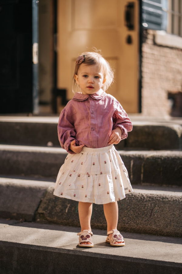 Donsje Anoeche Linen Blouse - Purple Violet