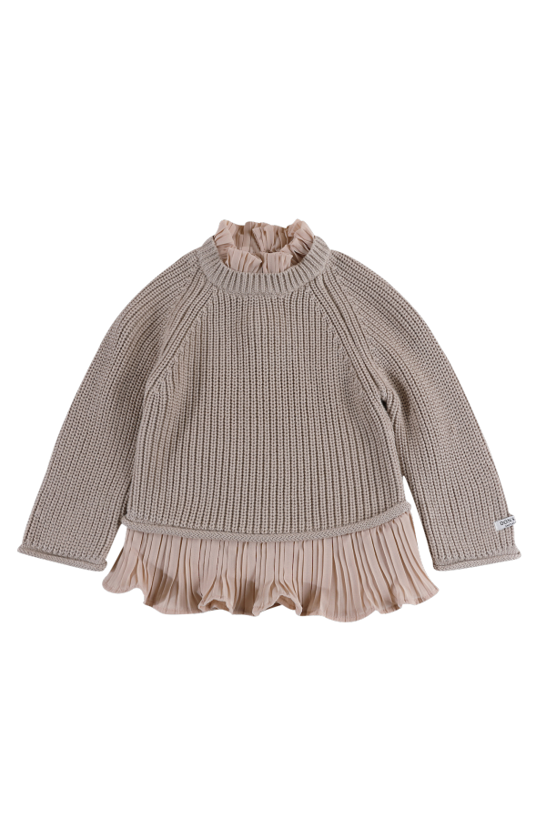 Kids Donsje Irene Sweater - Soft Taupe