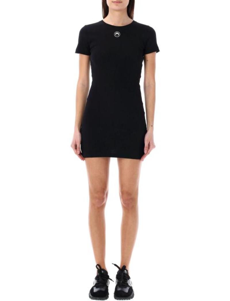 ワンピース MARINE SERRE Women Mid Skirts WDR276ACJER0004 BLACK MARINE SERRE Mid Skirt - Black | Garmentory