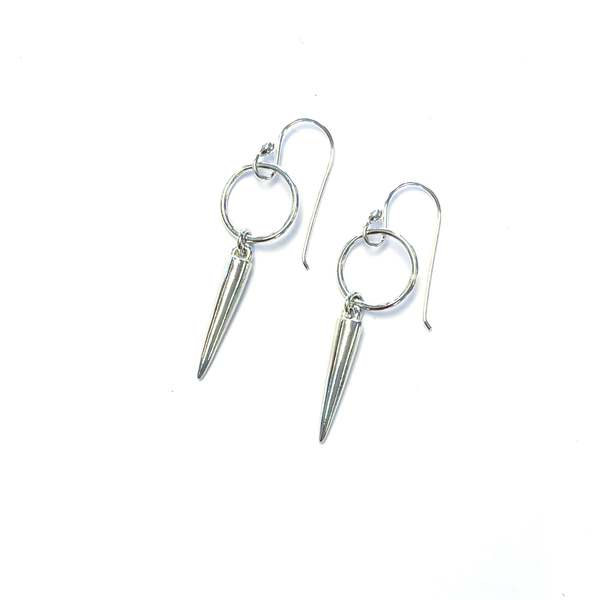 Mikel Grant Spike Dangle Earrings