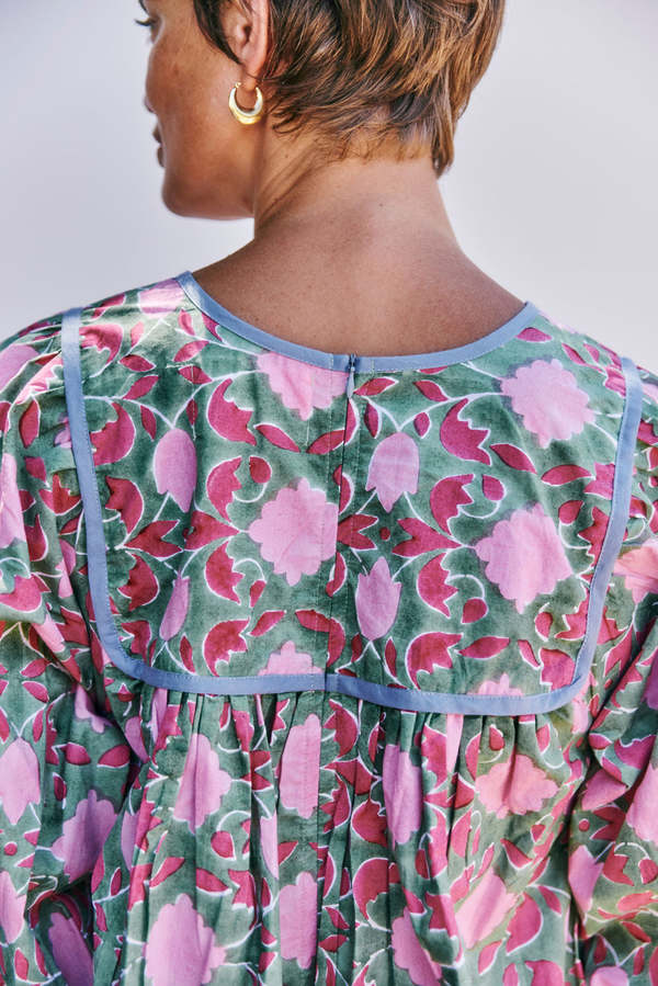 SZ Blockprints Darjeeling Dress - Celery Green SZ Blockprints Darjeeling Dress - Celery Green