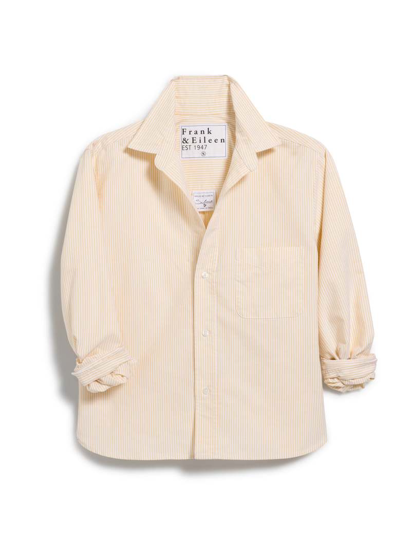Frank & Eileen Silvio Shirt - Yellow Stripe Frank & Eileen Silvio Shirt - Yellow Stripe