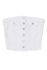 dr.denim Carli Tube Top - White - Thumbnail 4