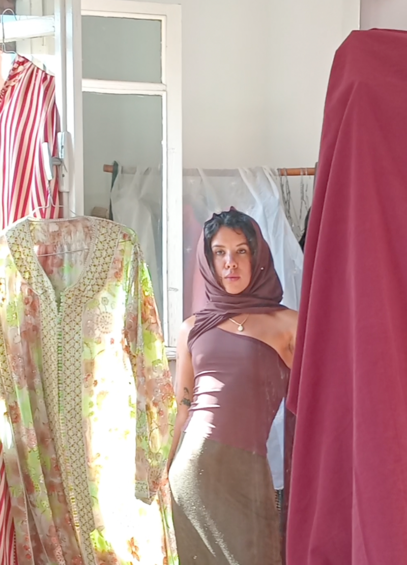 Hanan Sharifa Merzouga Top - Chocolate Brown