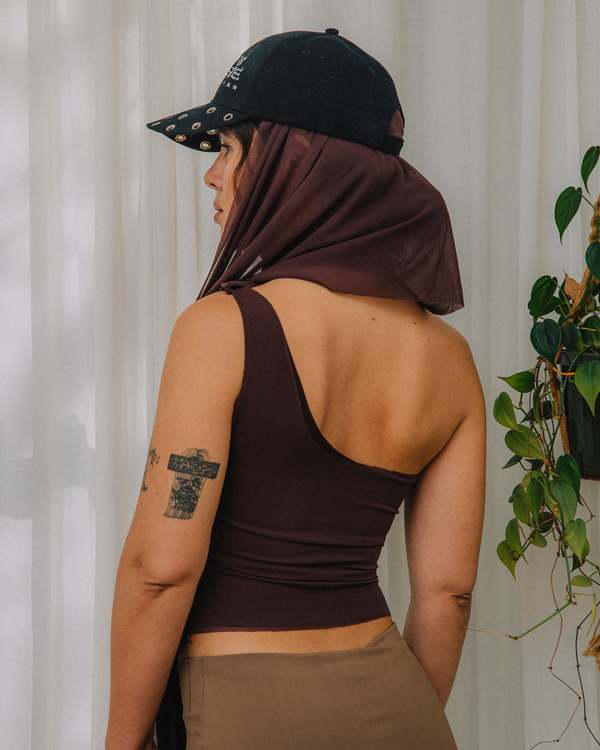 Hanan Sharifa Merzouga Top - Chocolate Brown
