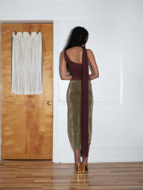 Hanan Sharifa Merzouga Top - Chocolate Brown