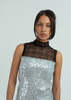 Nora Noh Textured Sequin Dress - Blue - Thumbnail 2