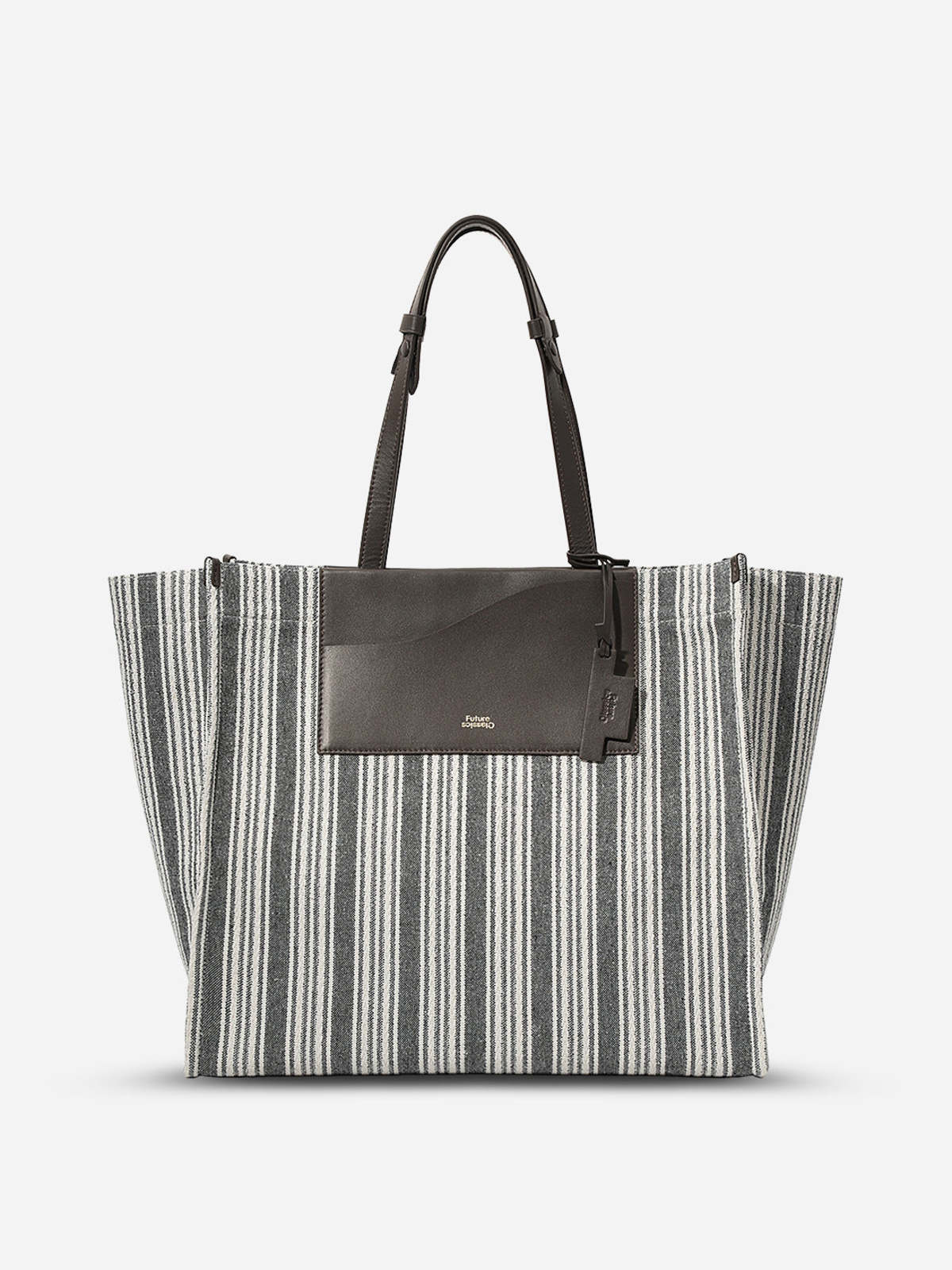 Future Classics Spread Weekender - Dark Brown x Canvas Stripes - Image 1 of 4