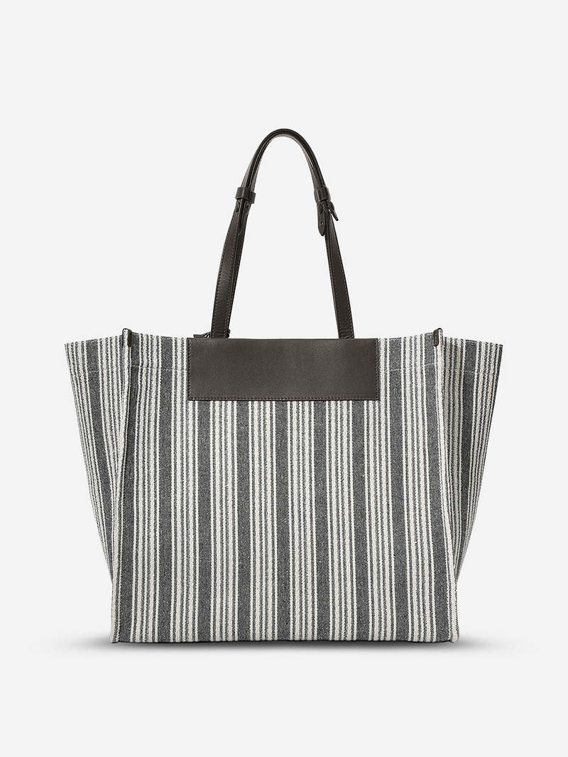 Future Classics Spread Weekender - Dark Brown x Canvas Stripes