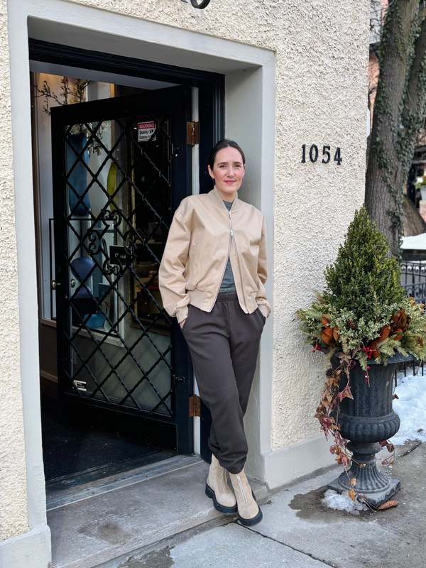 Clementine's Filippa K Blouson Jacket - Beige