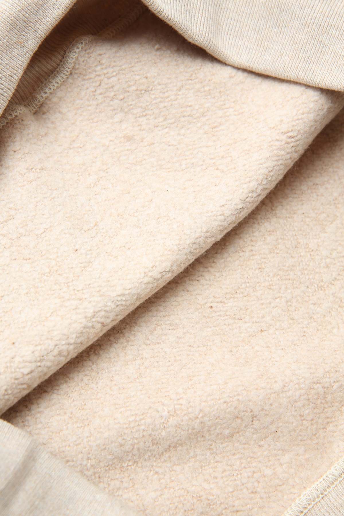 Warehouse & Co. Lot 450 Two Needle Loopwheel Hoodie - Oatmeal - Image 8 of 10