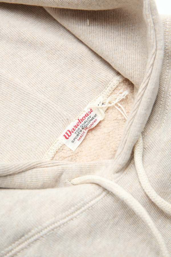 Warehouse & Co. Lot 450 Two Needle Loopwheel Hoodie - Oatmeal
