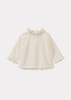 Caramel Blossom Baby Cotton Voile Top - Off-White - Thumbnail 2