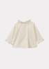 Caramel Blossom Baby Cotton Voile Top - Off-White - Thumbnail 3
