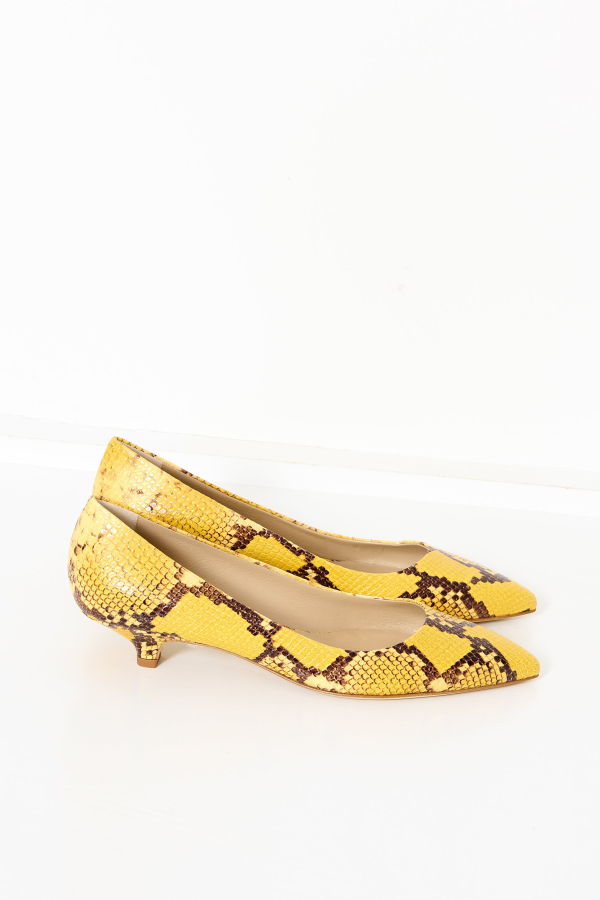 Jamie Haller Kitty Point Heel - Yellow