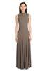Peng Tai Backless Flora Maxi Dress - Forest Grey - Thumbnail 1