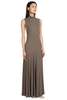 Peng Tai Backless Flora Maxi Dress - Forest Grey - Thumbnail 2