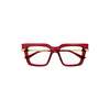 BOTTEGA VENETA Classic Cat Eye Eyeglasses - Transparent Burgundy - Thumbnail 1