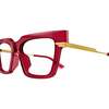 BOTTEGA VENETA Classic Cat Eye Eyeglasses - Transparent Burgundy - Thumbnail 2