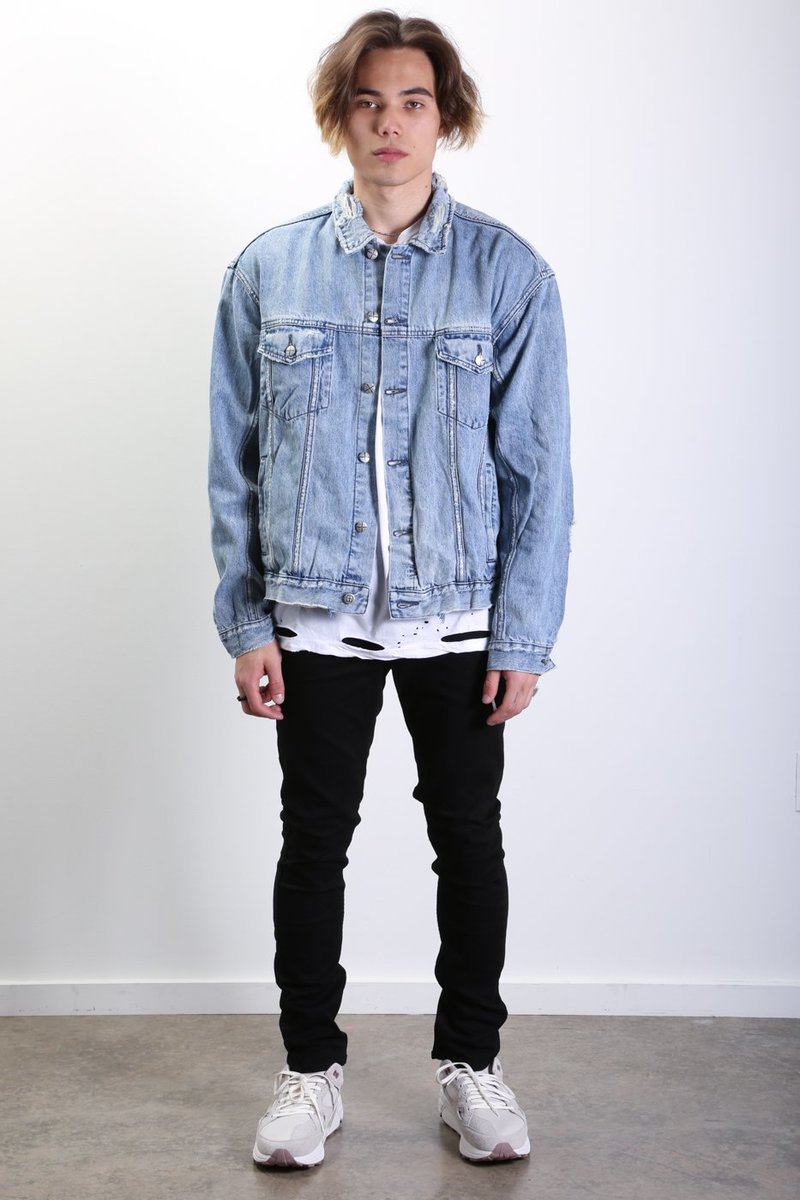 Ksubi Oh G Jacket Light Blue Garmentory