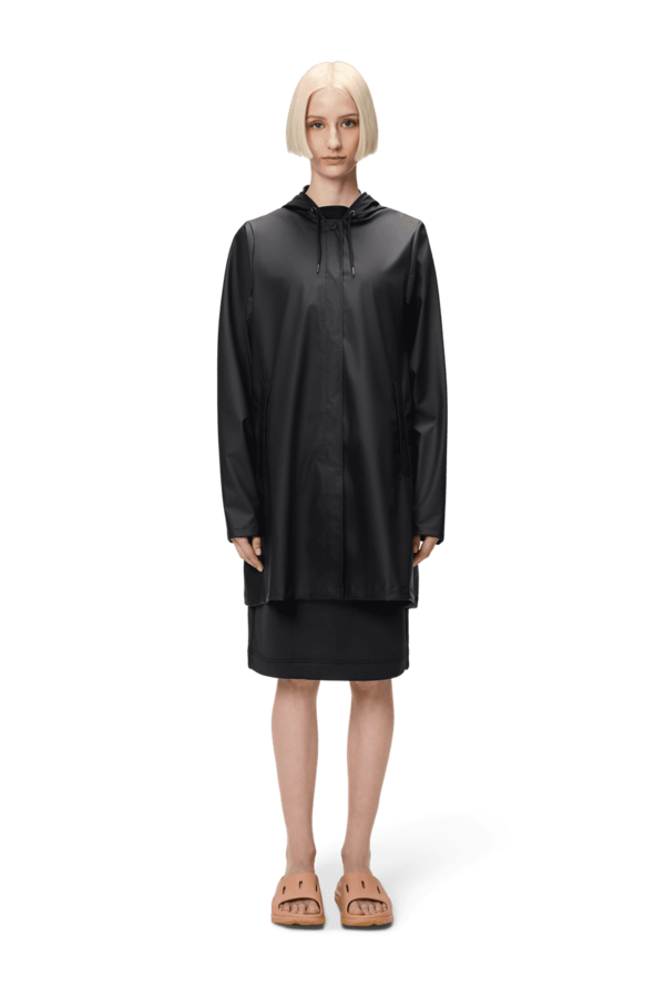 Rains A-Line Jacket - Black Rains A-Line Jacket - Black