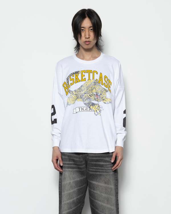 トップス basketcase TIGER, football longsleeve Tiger-Football-Longsleeve-in-