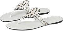 Tory Burch Miller Eyelet Sandal - Cloud Silver - Thumbnail 1