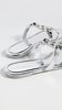 Tory Burch Miller Mirrored Metallic Flip-Flops - Argento - Thumbnail 3
