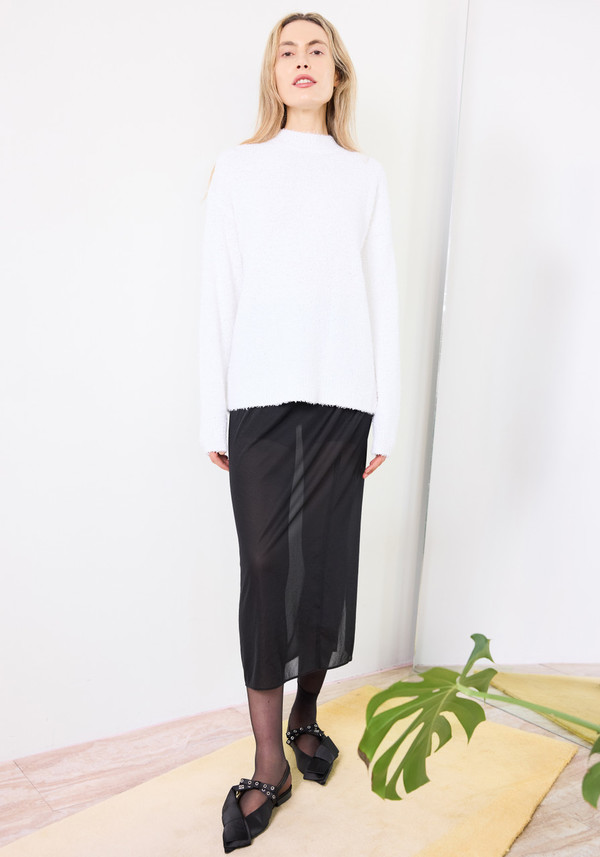 Tibi ティビ SHEER GAUZE MAXIPENCIL スカート Tibi Crispy