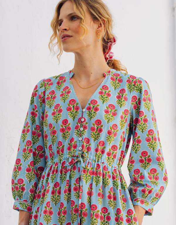 pink city prints maria dress Pink City Prints Maria Dress